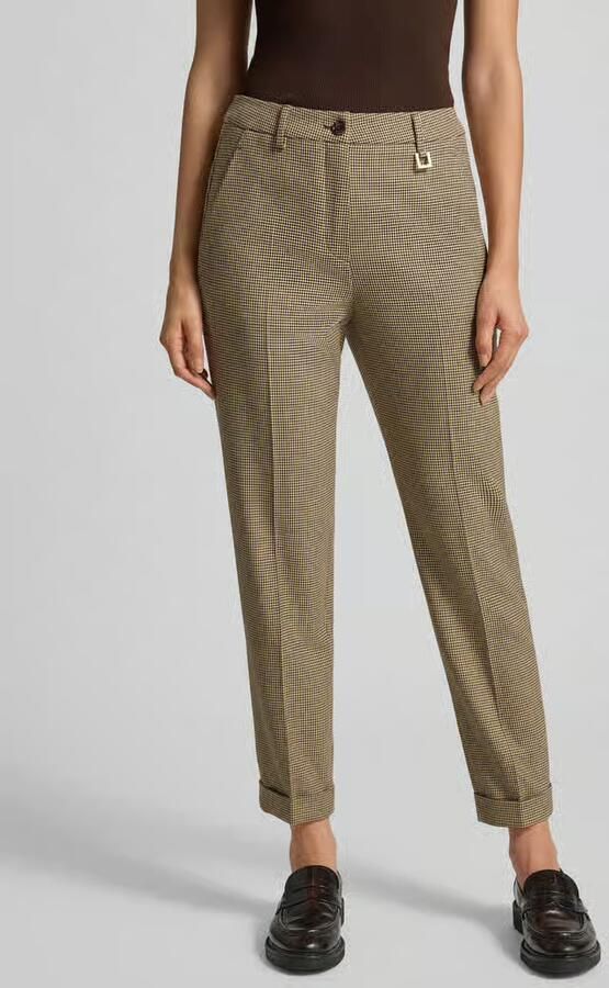 Joop! Slim fit pantalon met persplooien model 'PANTHEA' - Foto 2