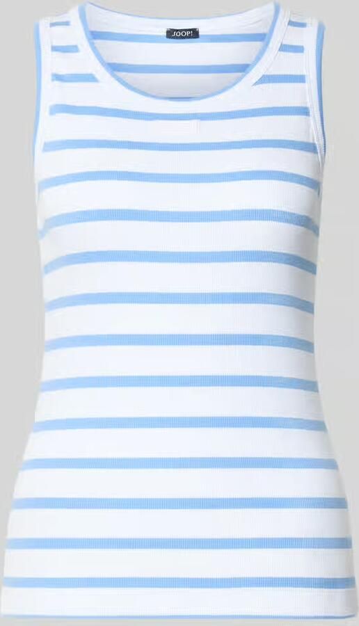 Joop! slim fit top met gestikt logo model 'Telma' - Foto 2