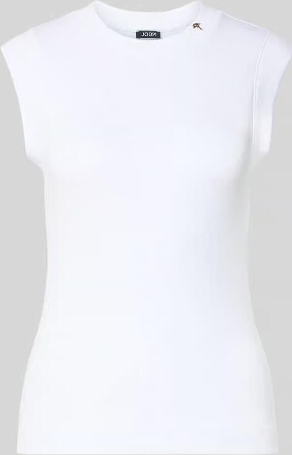 Joop! slim fit top met logodetail model 'Tonda' - Foto 2