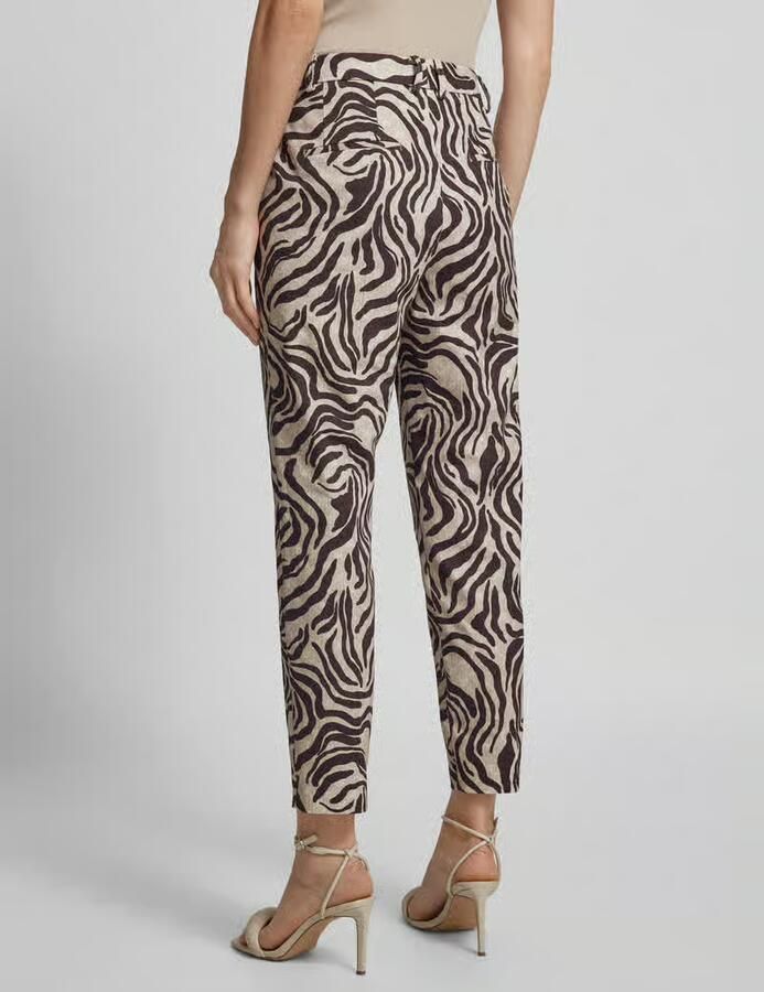 Joop! Stoffen broek met dierenprint