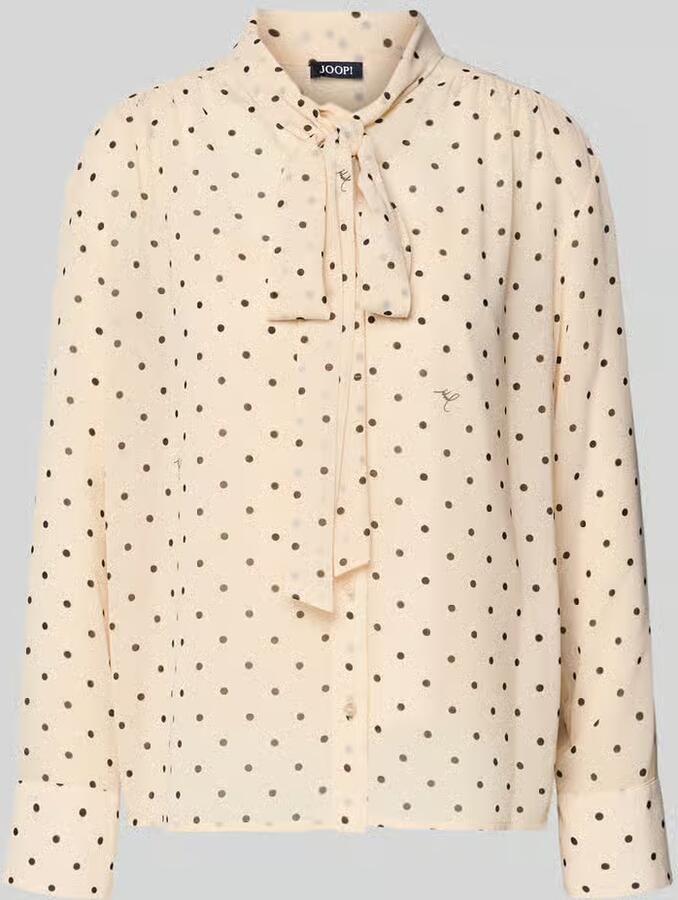 Joop! Strikblouse in all-over look model 'Bo'