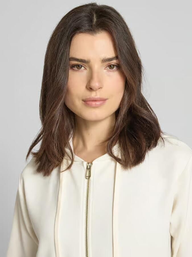 Joop! sweatjack met halflange mouwen model 'Therese'