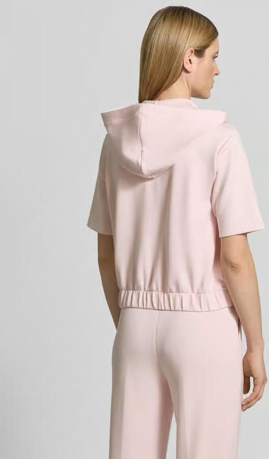 Joop! sweatjack met halflange mouwen model 'Therese'