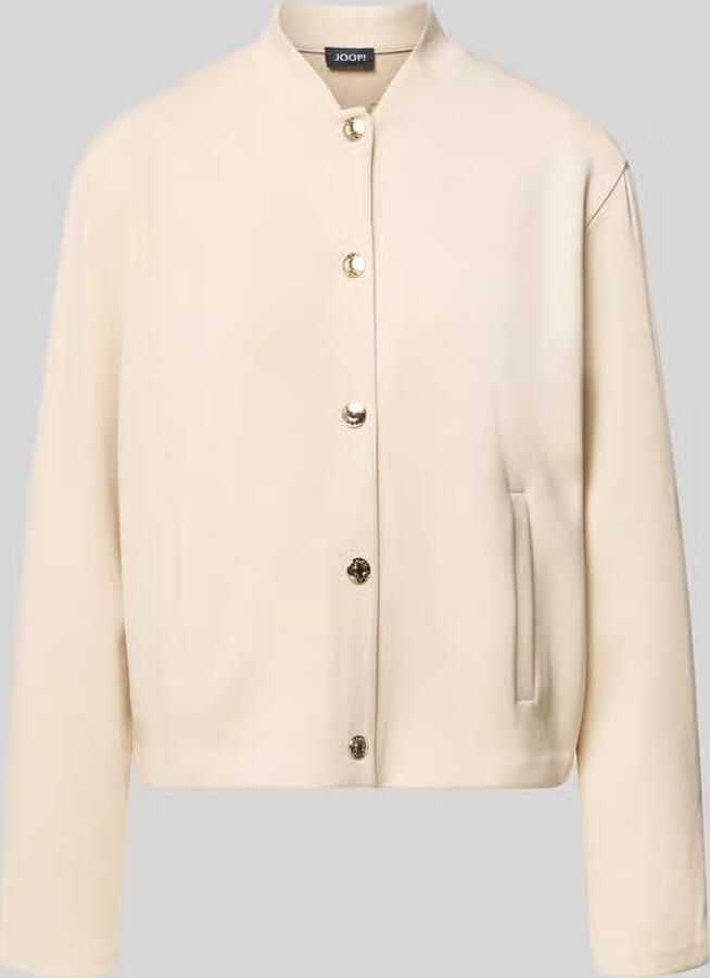 Joop! Sweatjack met opstaande kraag model 'Tobina'