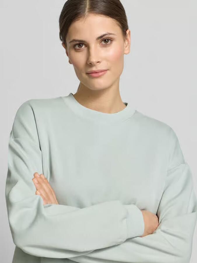 Joop! Sweatshirt met knoopsluiting model 'Tessina' - Foto 2