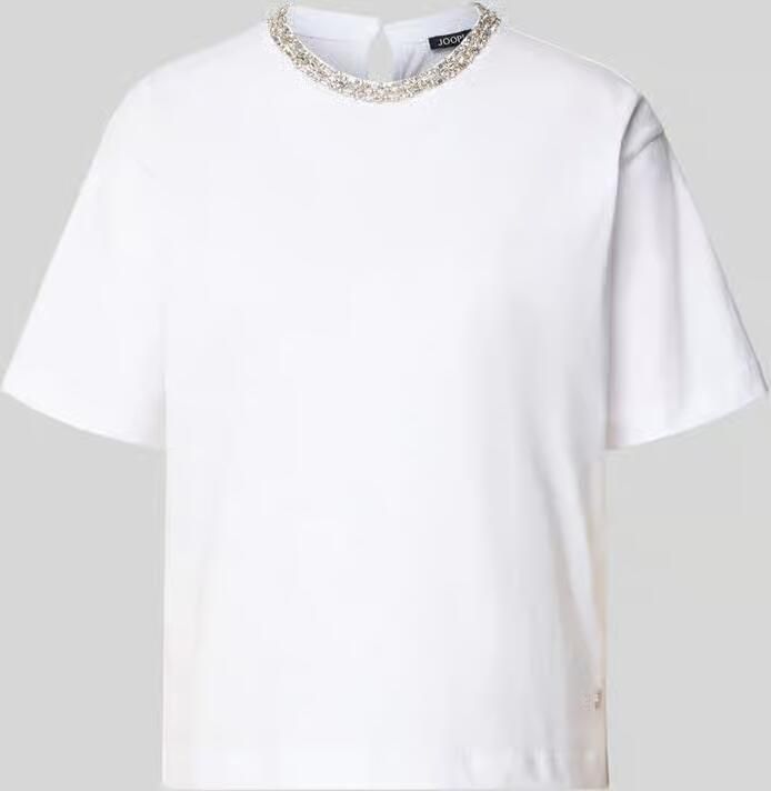 Joop! T-shirt met labeldetail model 'Thei'