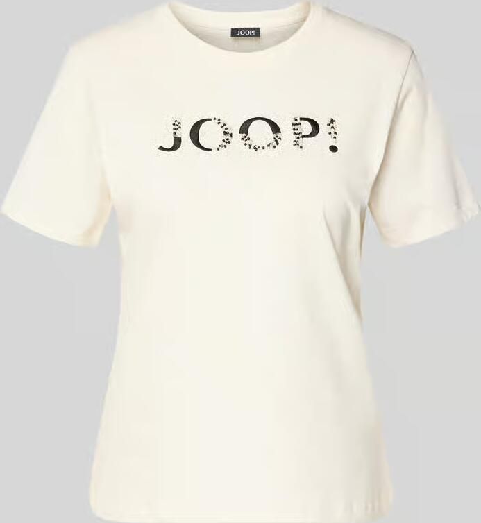 Joop! T-shirt met labelprint model 'Tanna'