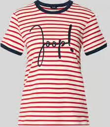 Joop! T-shirt met labelstitching model 'Trinity'
