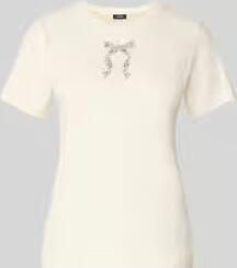 Joop! T-shirt met parels en ronde hals model 'Tamme'
