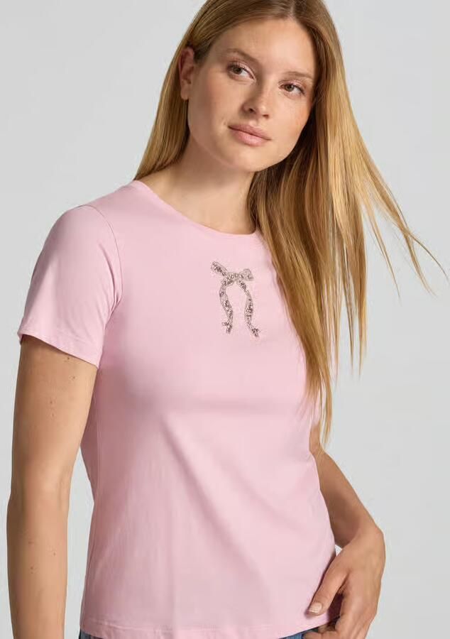 Joop! T-shirt met parels en ronde hals model 'Tamme' - Foto 2