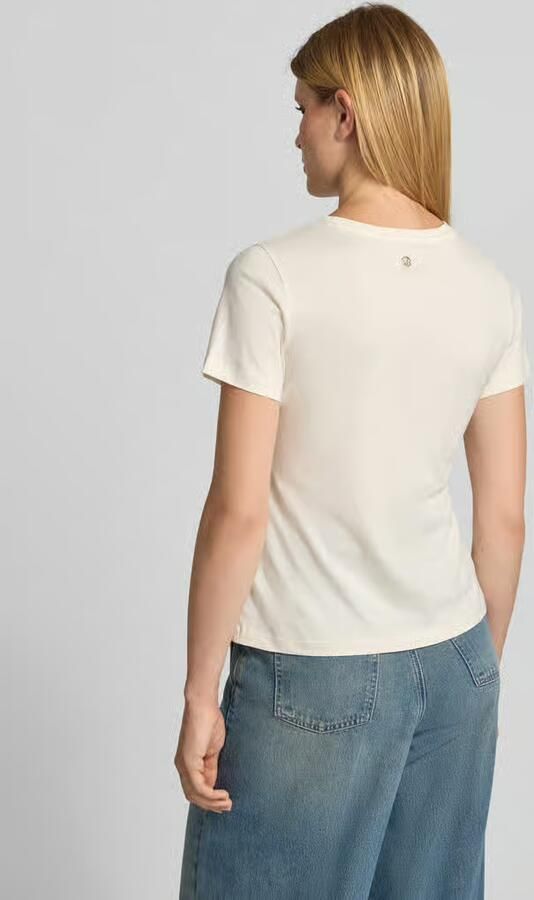 Joop! T-shirt met parels en ronde hals model 'Tamme' - Foto 3