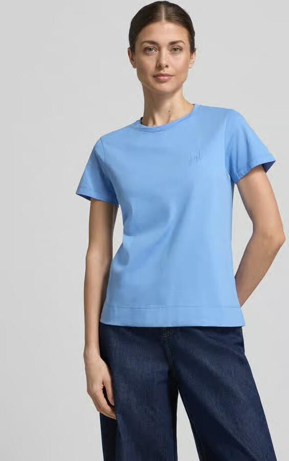 Joop! t-shirt met ronde hals en motiefstitching - Foto 4