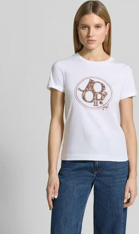 Joop! T-shirt met strass-steentjes - Foto 2