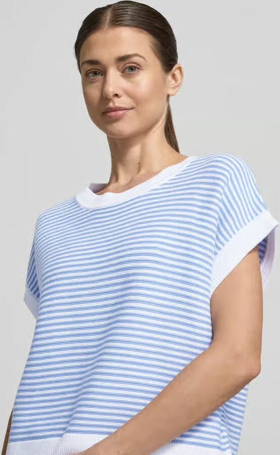 Joop! T-shirt van puur katoen in tricotlook model 'Kipe'