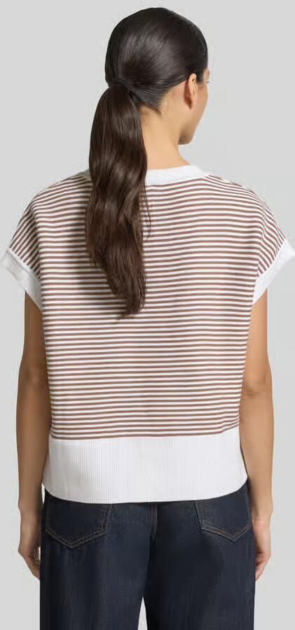 Joop! T-shirt van puur katoen in tricotlook model 'Kipe' - Foto 4
