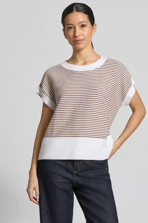 Joop! T-shirt van puur katoen in tricotlook model 'Kipe' - Foto 2