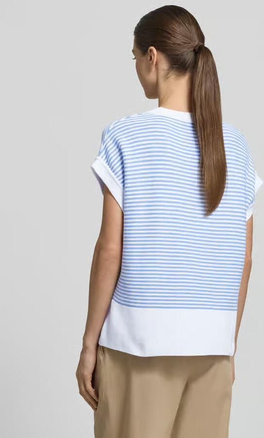 Joop! T-shirt van puur katoen in tricotlook model 'Kipe'