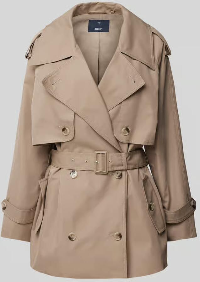 Joop! Trenchcoat met tailleriem model 'Carrie'
