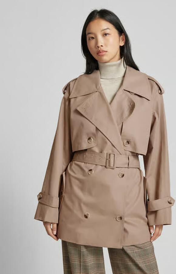 Joop! Trenchcoat met tailleriem model 'Carrie' - Foto 4