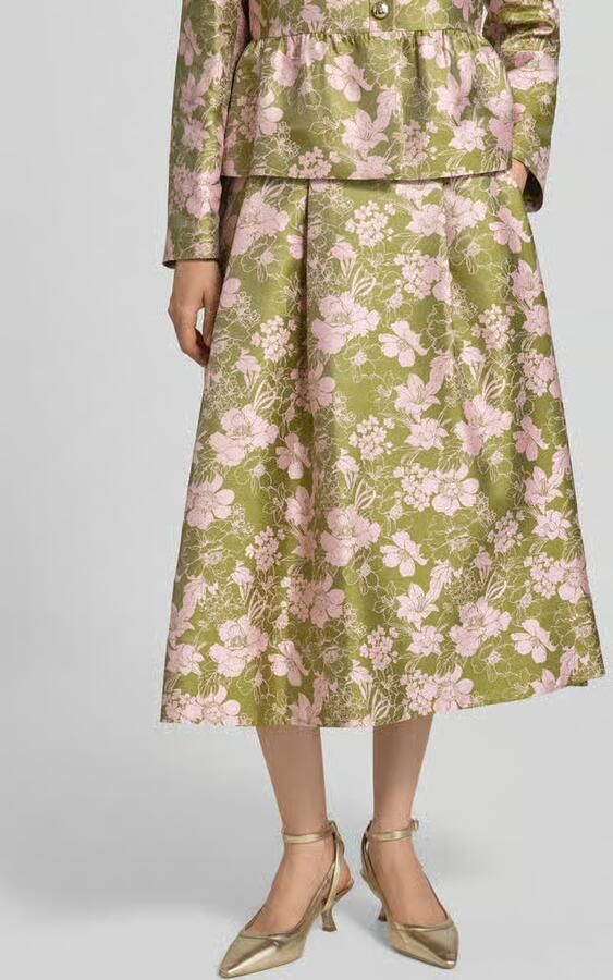Joop! Uitlopende maxi-rok met all-over motief model 'Sagira2' - Foto 2