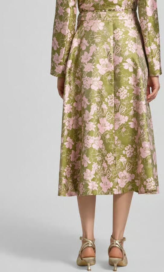 Joop! Uitlopende maxi-rok met all-over motief model 'Sagira2' - Foto 3