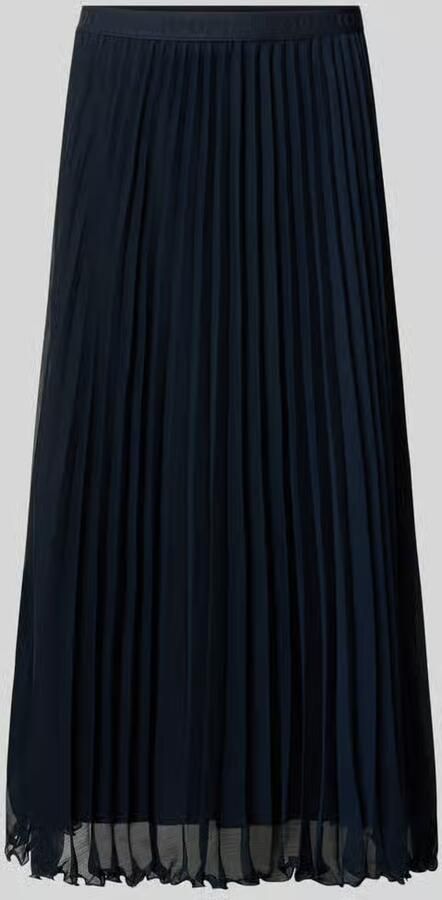 Joop! Uitlopende midi-rok in plissélook model 'Sabia'
