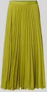 Joop! Uitlopende midi-rok in plissélook model 'Sabia'
