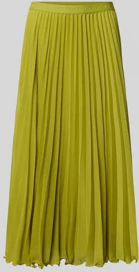 Joop! Uitlopende midi-rok in plissélook model 'Sabia' - Foto 2
