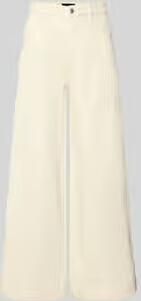 Joop! Wide fit jeans met logodetail model 'Eila'
