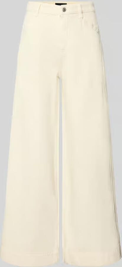 Joop! Wide fit jeans met logodetail model 'Eila'