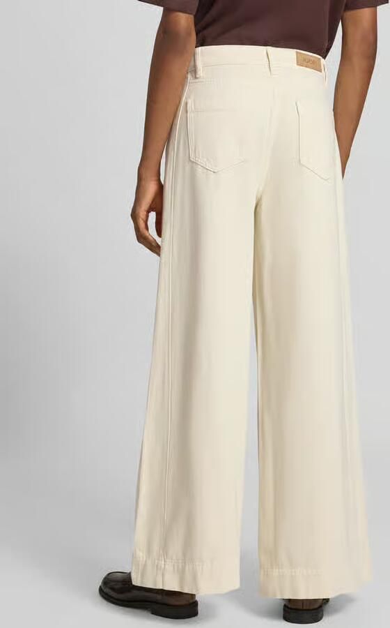 Joop! Wide fit jeans met logodetail model 'Eila' - Foto 3