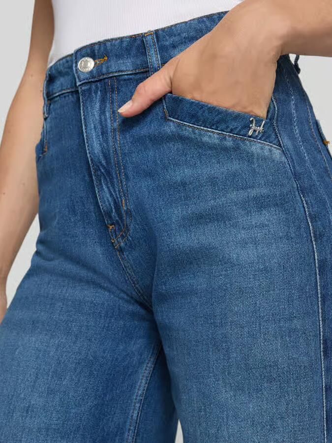 Joop! Wide leg jeans met labeldetail model 'Eila' - Foto 2