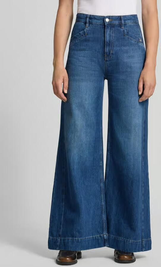 Joop! Wide leg jeans met labeldetail model 'Eila' - Foto 3