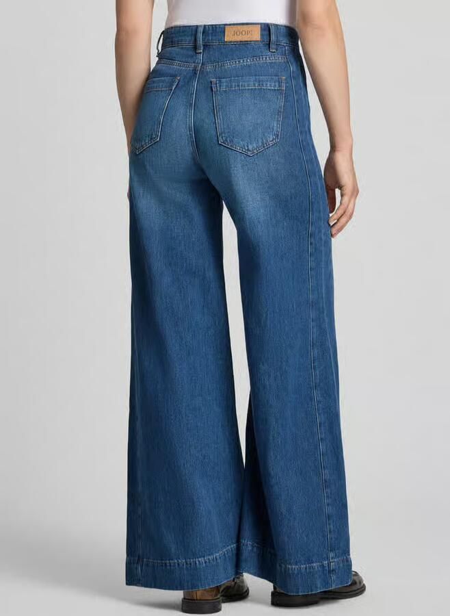 Joop! Wide leg jeans met labeldetail model 'Eila' - Foto 2