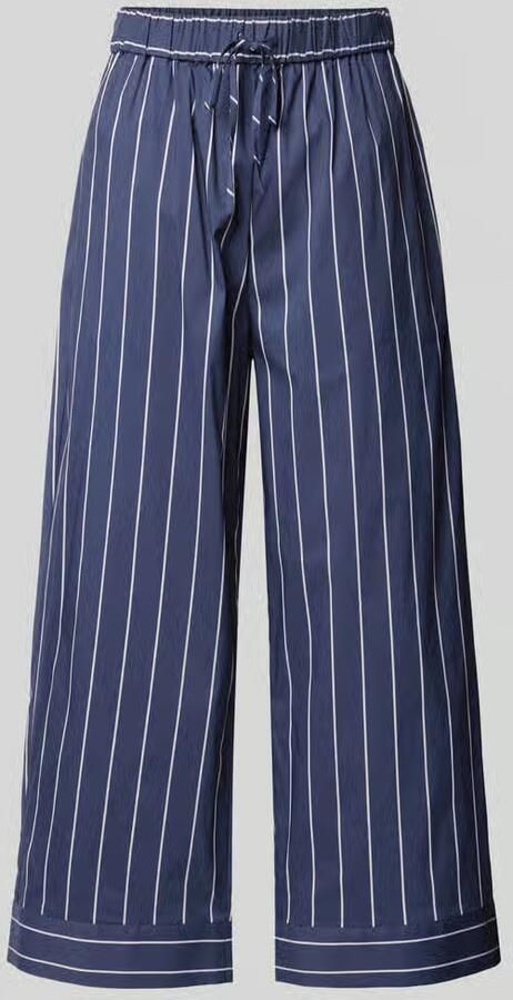 Joop! Wide leg stoffen broek met tunnelkoord model 'pYA' - Foto 2