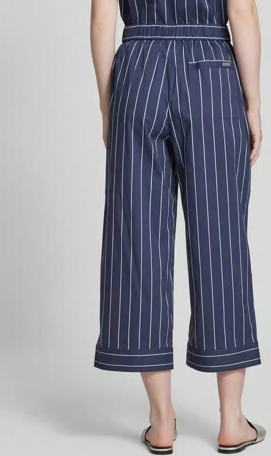 Joop! Wide leg stoffen broek met tunnelkoord model 'pYA' - Foto 3