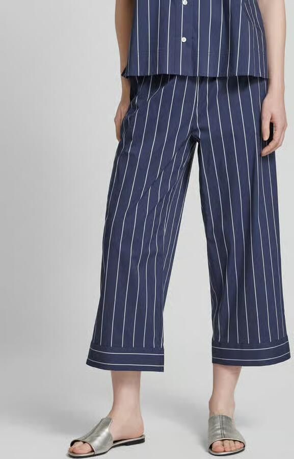 Joop! Wide leg stoffen broek met tunnelkoord model 'pYA' - Foto 2