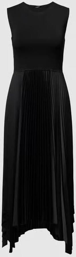 Joseph Midi-jurk in effen design met plissévouwen - Foto 2