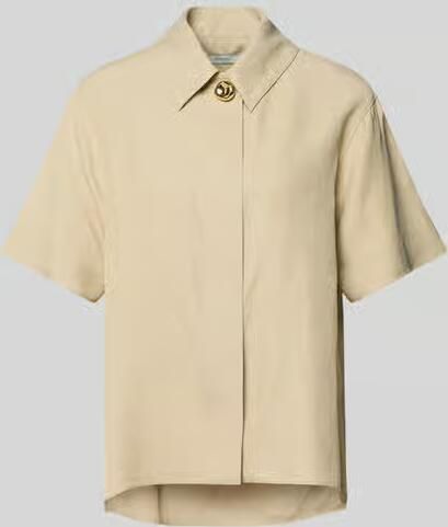 Joseph overhemdblouse van mix van viscose en linnen - Foto 2