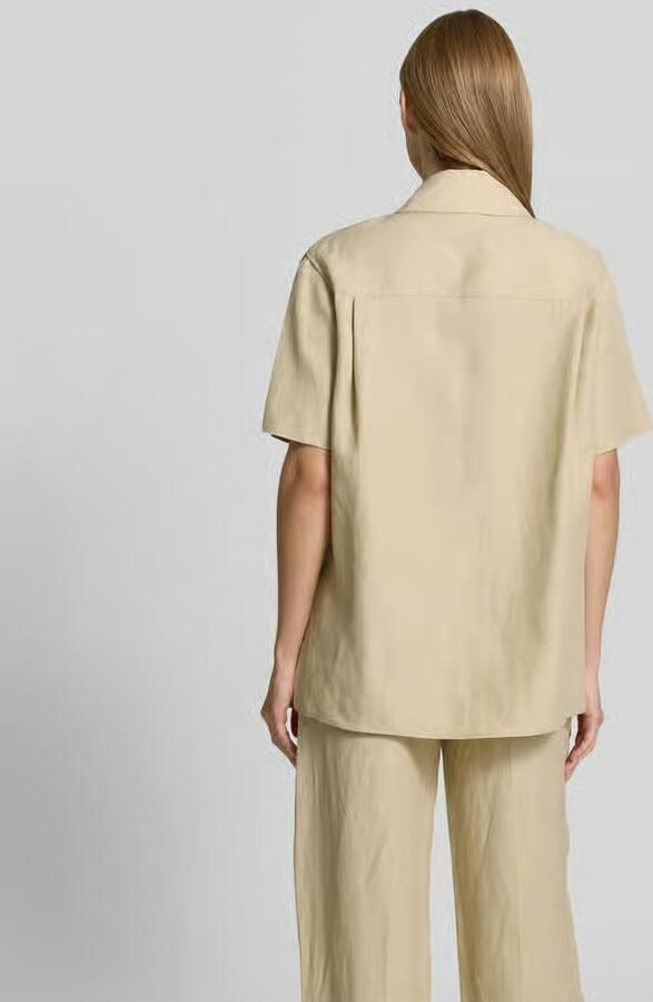 Joseph overhemdblouse van mix van viscose en linnen - Foto 3