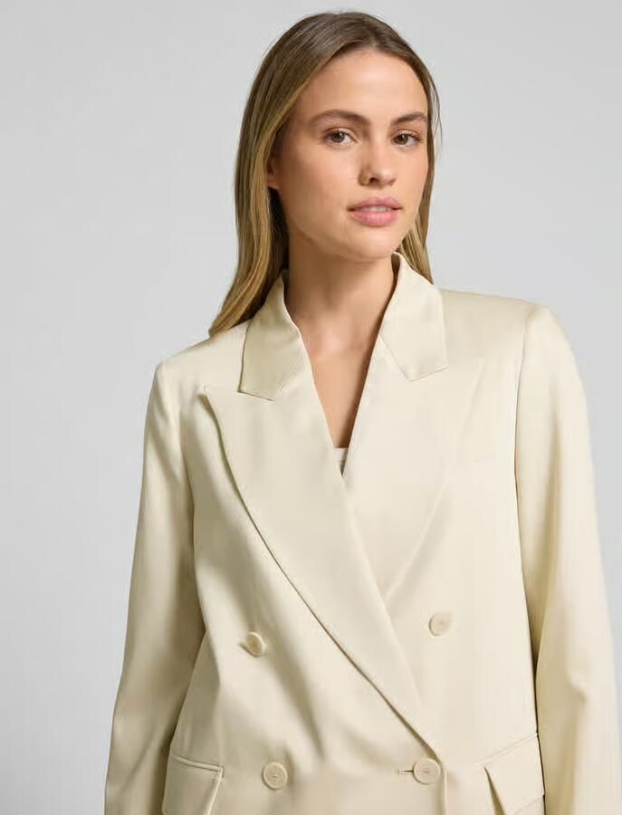 Joseph relaxed fit blazer met wol