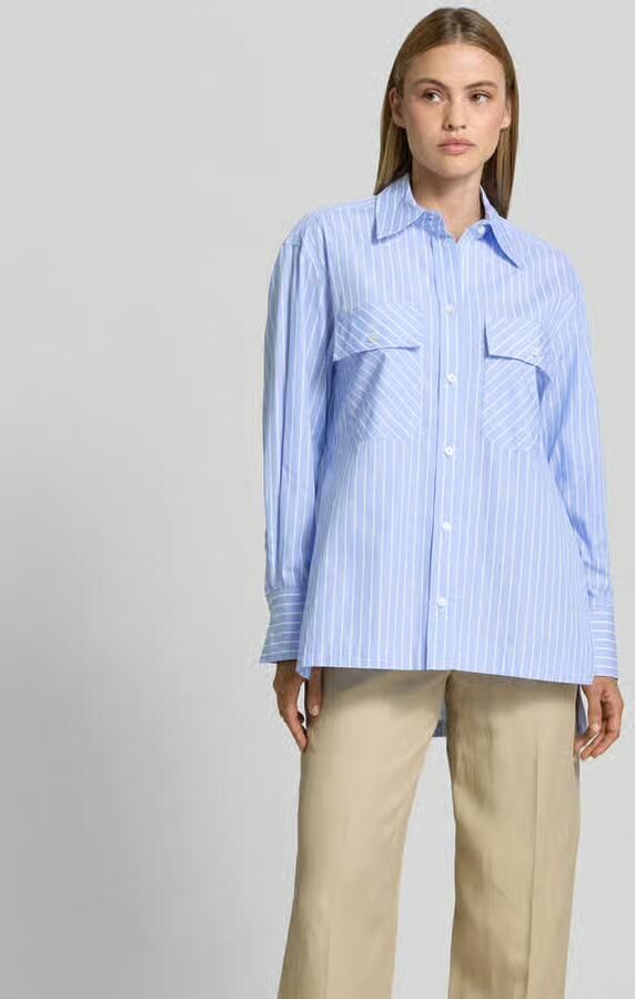 Joseph relaxed fit overhemdblouse van katoen - Foto 3