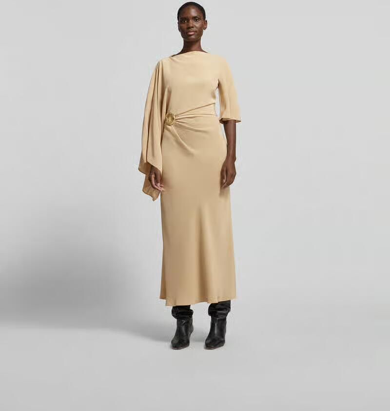 Joseph Slim Fit maxi-jurk met siergarnering model - Foto 3