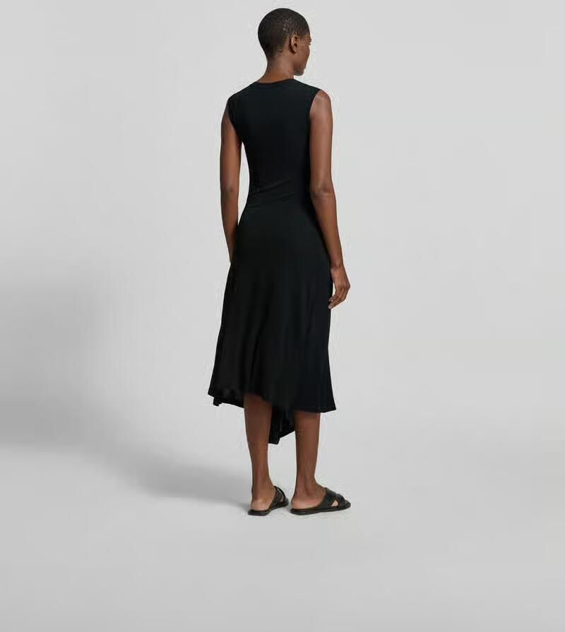 Joseph Slim fit midi-jurk van pure viscose - Foto 2