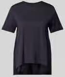 Joseph T-shirt met geribde ronde hals