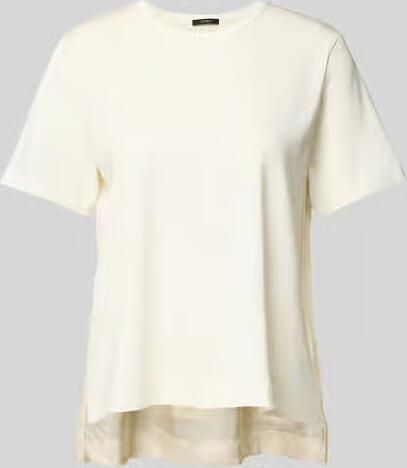 Joseph T-shirt met geribde ronde hals - Foto 2