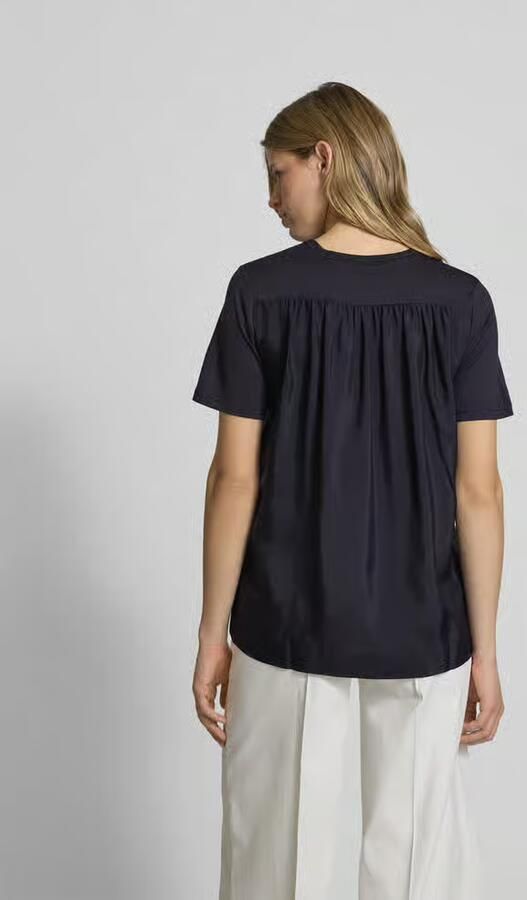 Joseph T-shirt met geribde ronde hals - Foto 2