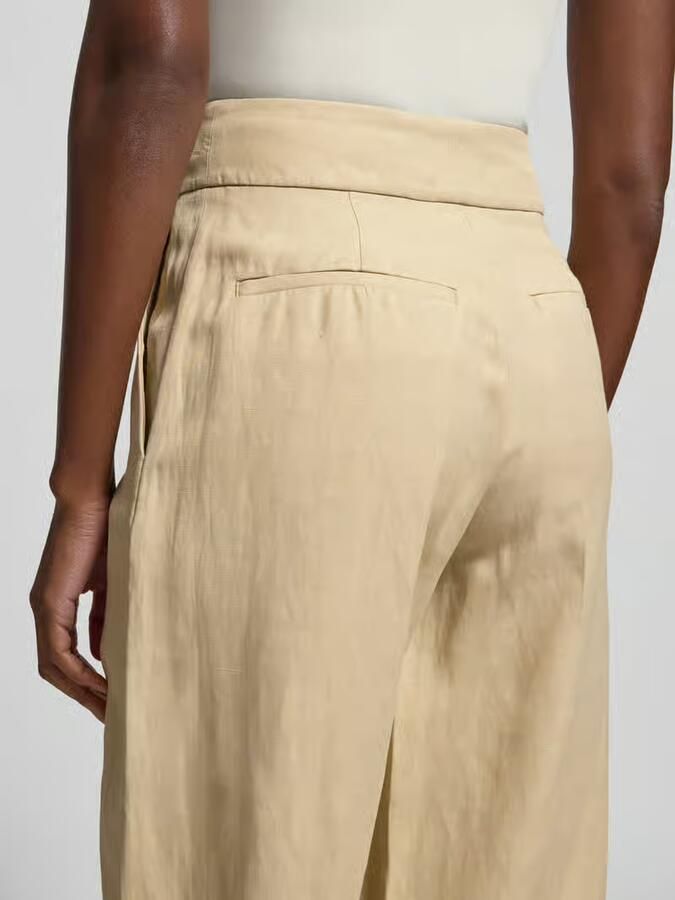 Joseph wide fit stoffen broek van viscosemix