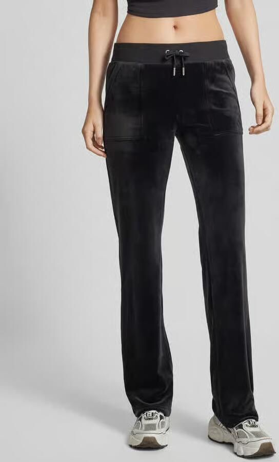 Juicy Couture Trainingsbroek Del Ray Straight Leg Track Pant With Pocket - Foto 2