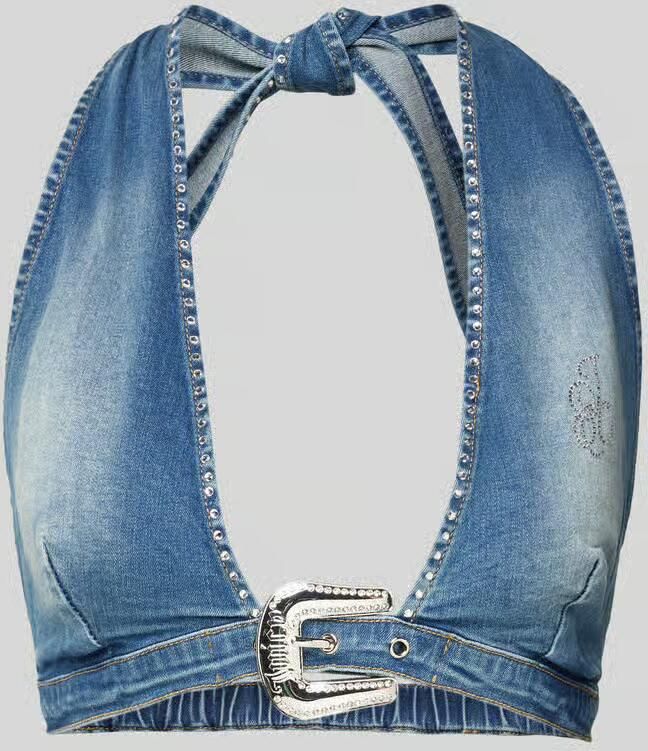 Juicy Couture Korte top met siersteentjes en doornsluiting - Foto 2